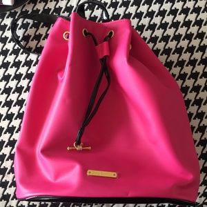Pink and black Juicy Courture backpack (brand new)